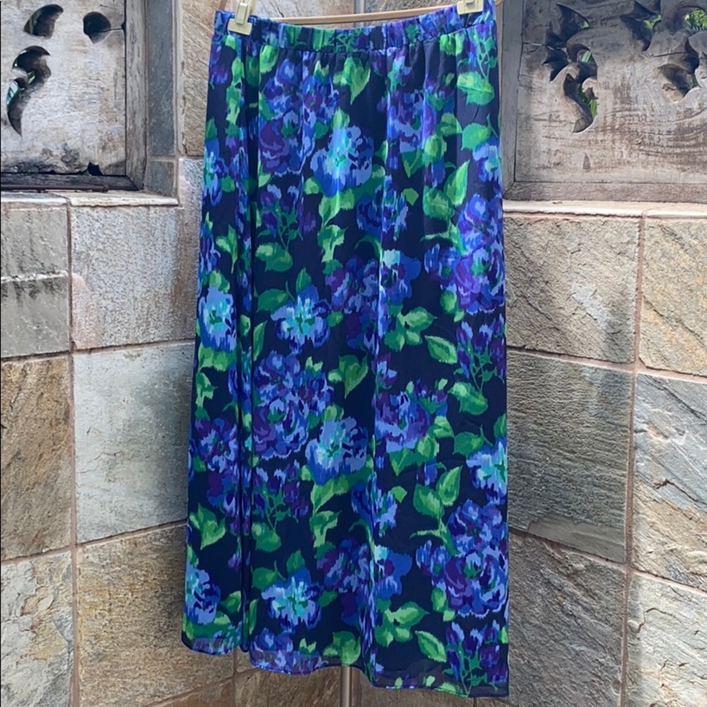Isaac MIZRAHI Live Floral Maxi Skirt